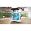Mașină de tocat carne BOSCH Serie 6 MultiPower MFWS607W, Vârf 2100W (2 trepte și revers), Nominală 500W, 3.5kg/min, Cârnați, Kebbe, Cuțit cu două tăișuri, Piciorușe ventuze, Cutie de viteze planetară, Albă