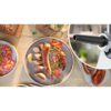Mașină de tocat carne BOSCH Serie 6 MultiPower MFWS607W, Vârf 2100W (2 trepte și revers), Nominală 500W, 3.5kg/min, Cârnați, Kebbe, Cuțit cu două tăișuri, Piciorușe ventuze, Cutie de viteze planetară, Albă