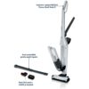Aspirator vertical BOSCH Serie 4 Flexxo Gen2 28Vmax BBH3ALL28, Metallic Polar White