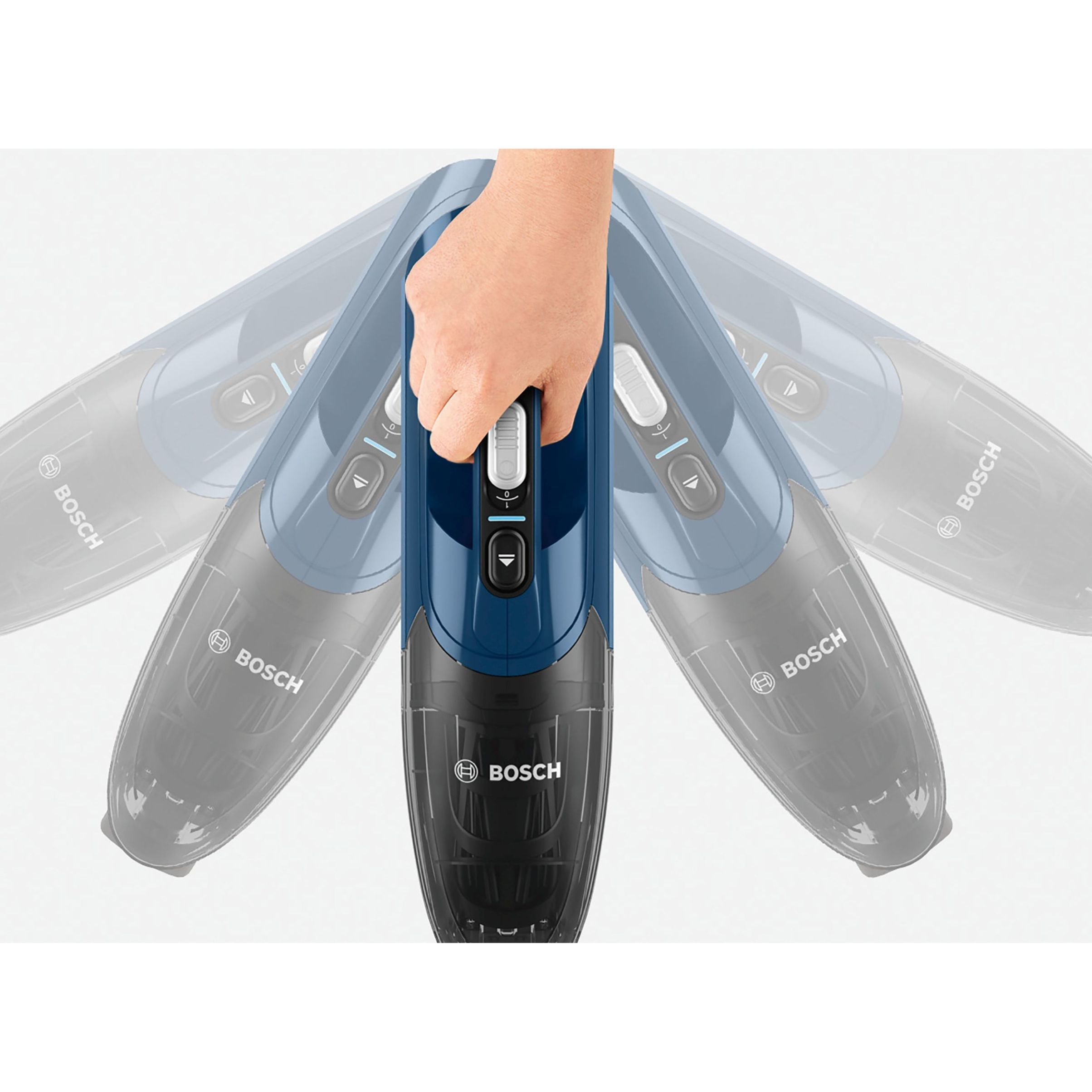 Aspirator vertical 2în1 BOSCH Serie 2 Readyy’y 16Vmax BBHF216, Night Blue Injection