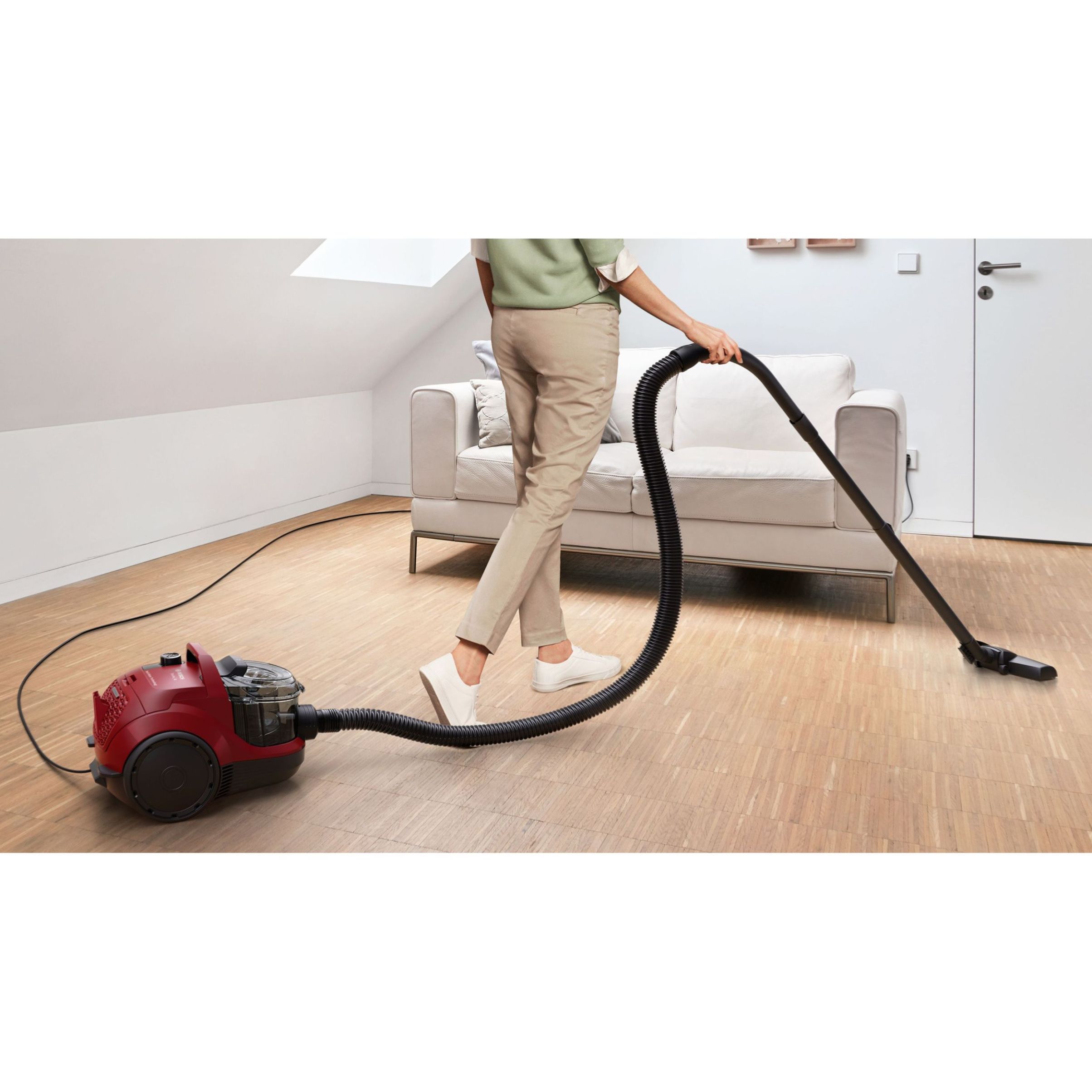 Aspirator fără sac BOSCH Serie 4 BGC21X350, 750W