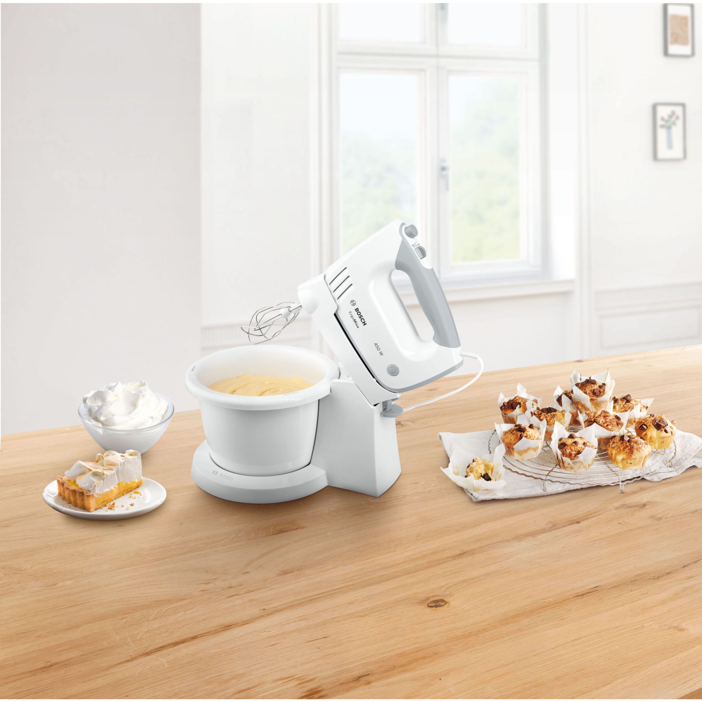 Mixer de mână BOSCH ErgoMixx MFQ36460, 450W