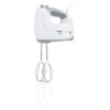 Mixer de mână BOSCH ErgoMixx MFQ36490, 450W (5 trepte și Turbo), Bol rotativ (500g făină și ingrediente), Teluri, spirale și cuțit din oțel inoxidabil, Vas mărunțire, Vas mixare, Spatulă, 74dB, Window Grey
