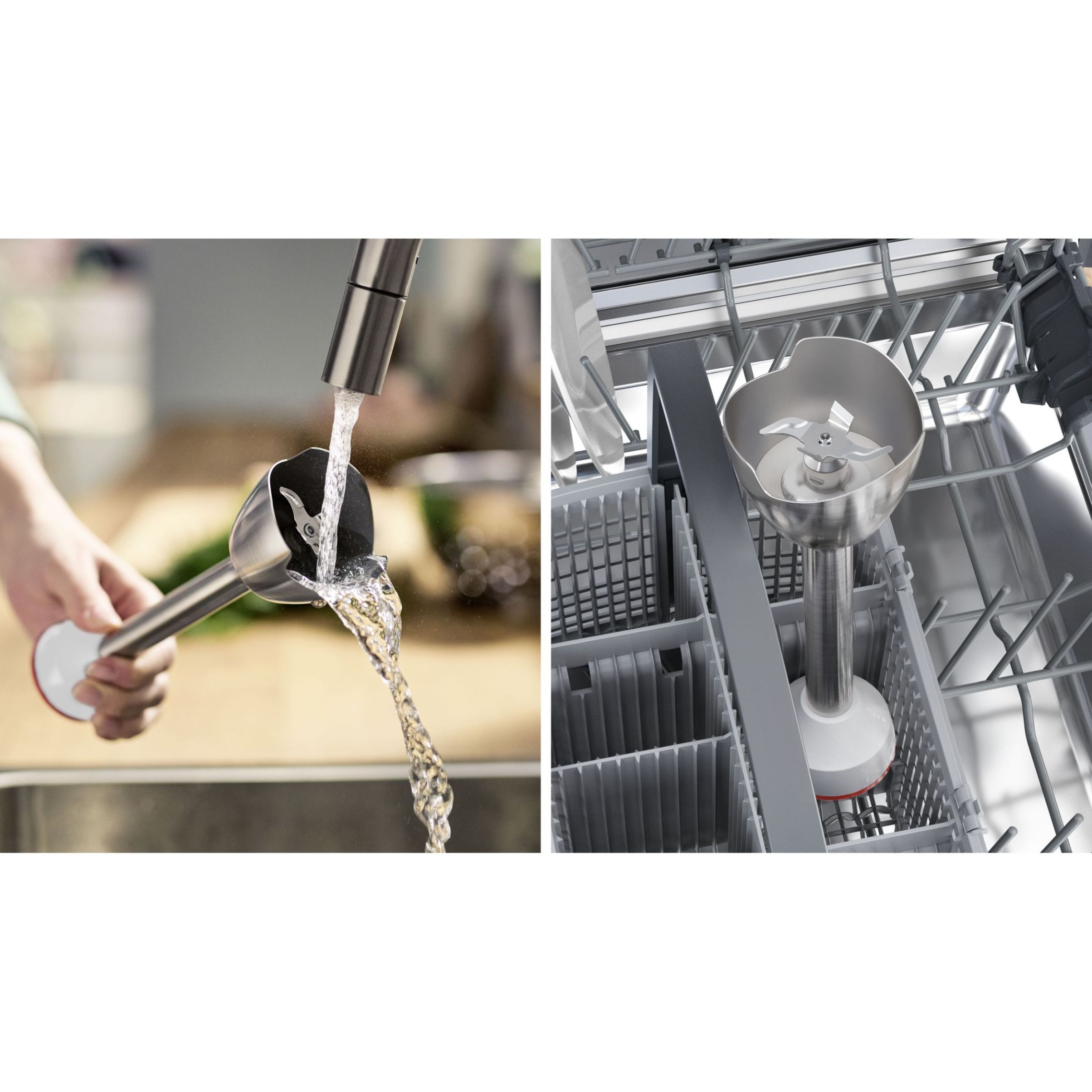 Blender de mână BOSCH Serie 4 ErgoMaster MSM4W221, 600W, Alb