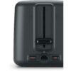 Prăjitor de pâine BOSCH DesignLine TAT3P424, 820-970W (5 trepte), Dezgheţare, Încălzire, High Lift, Buton STOP, Grătar chifle, Senzor electronic pentru prăjire uniformă, Centrare automată, Deep Red Crystal