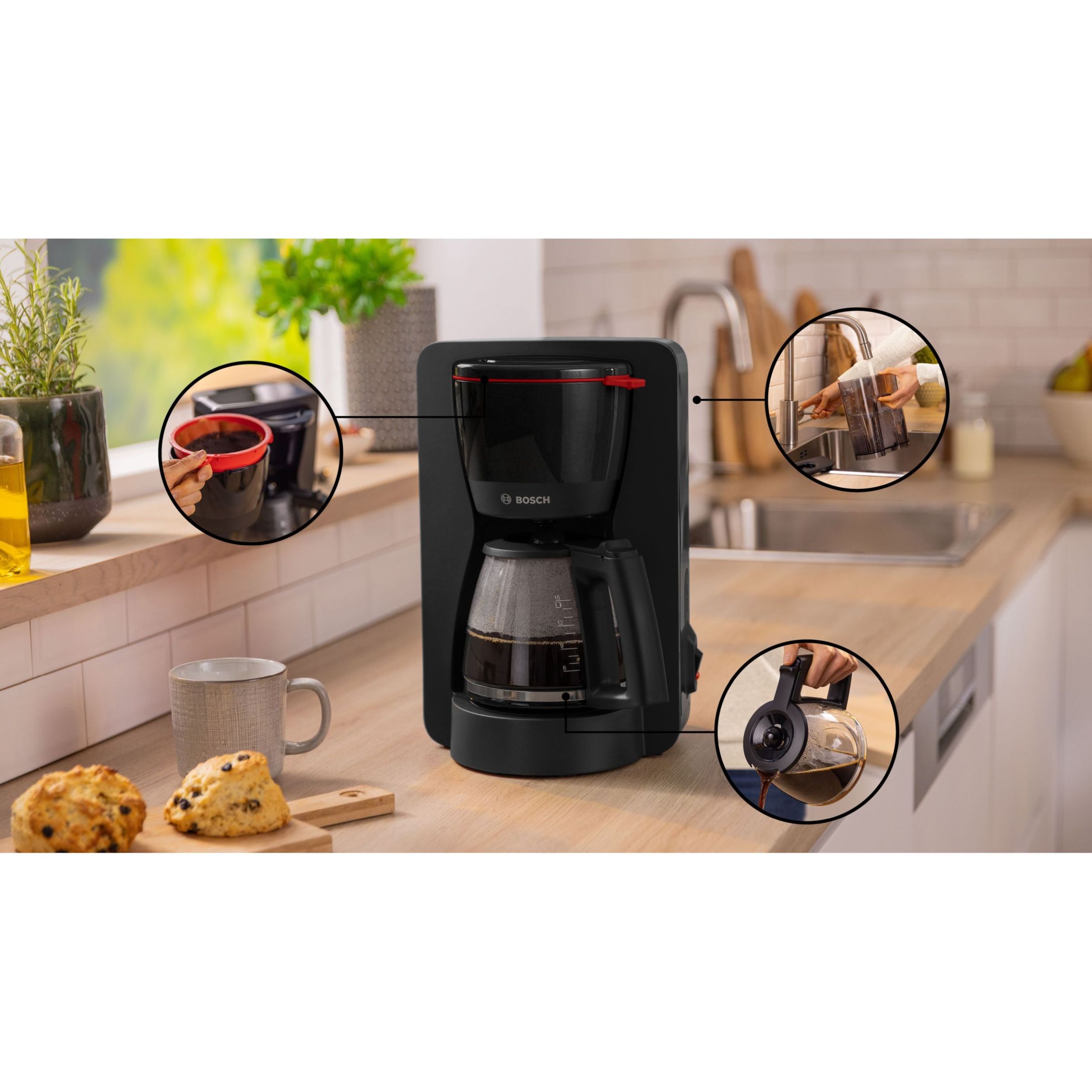 Cafetieră BOSCH MyMoment TKA2M113  Neagră