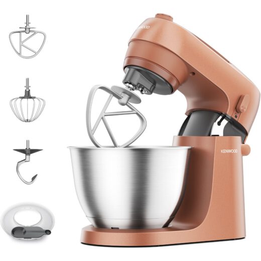 Robot de bucătărie planetar KENWOOD Go KZM35.000RD – 0W20011511  800W (6 trepte și Turbo)  Vas inox 4L  G6.30kg  Clay Red