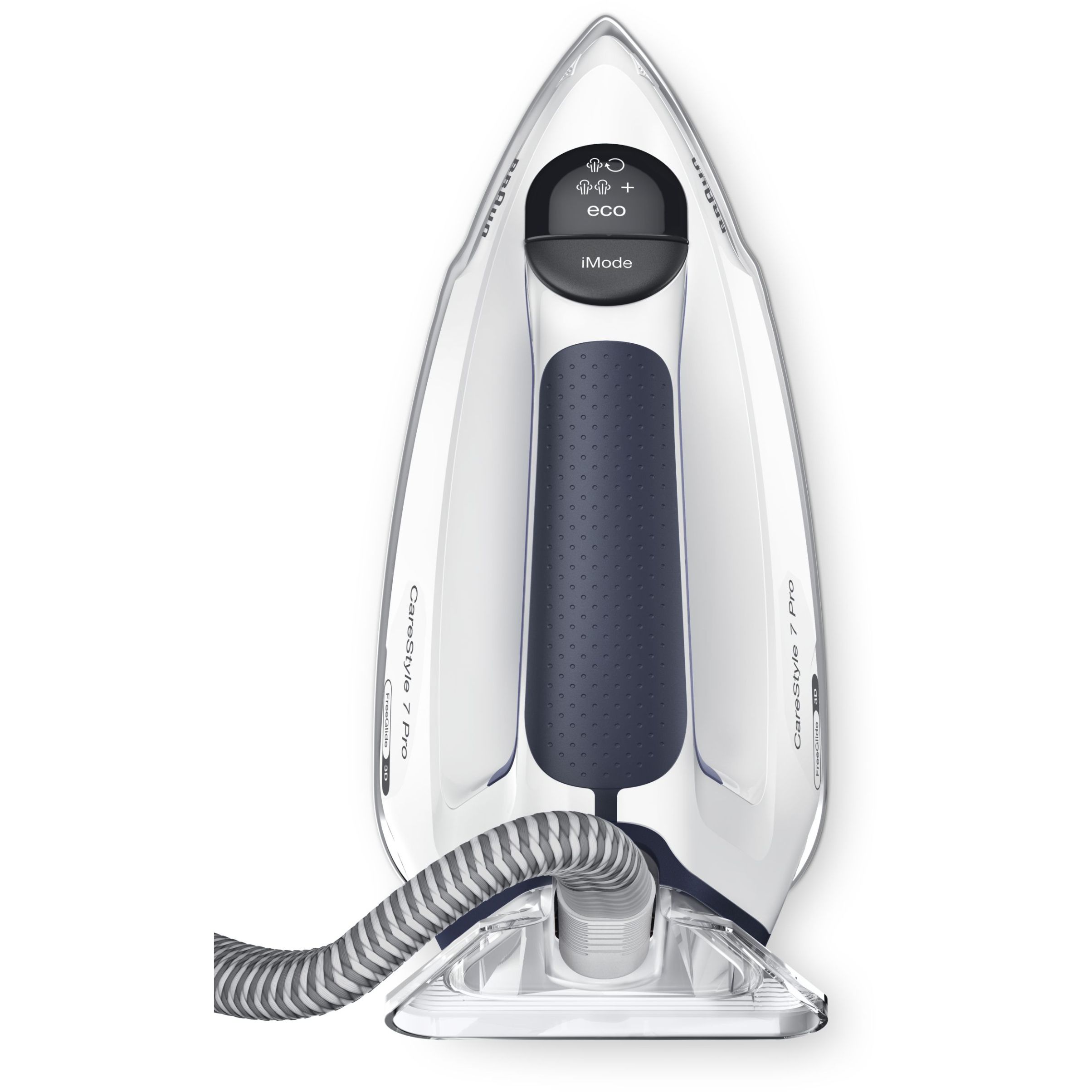 Stație de călcat BRAUN CareStyle 7 Pro IS7282BL – 0128805001, 2700W, 8bar, Continuu 180g/min, Jet 600g, Rez det 2l, C1.7m, EloxalPlus, iCare, iMode, FreeGlide 3D, ProSteam, Mod Turbo, Silențioasă, Albastră