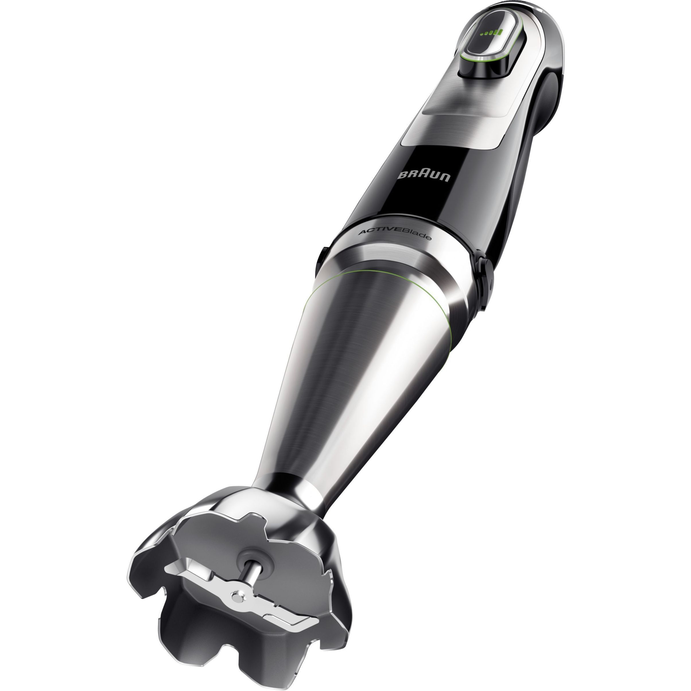 Blender de mână BRAUN MultiQuick 9 MQ9187XLI – 0X22111376, 1000~1200W (variabilă și Pulse), Lame ActiveBlade, Active PowerDrive, iMode, Advanced SmartSpeed, SplashControl, EasyClick Plus, Premium Black
