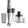 Blender de mână BRAUN MultiQuick 9 MQ9135XI  1000~1200W (variabilă și Pulse)  Lame ActiveBlade  Active PowerDrive  iMode  Advanced SmartSpeed  SplashControl  Cablu 1.2m  Premium Black