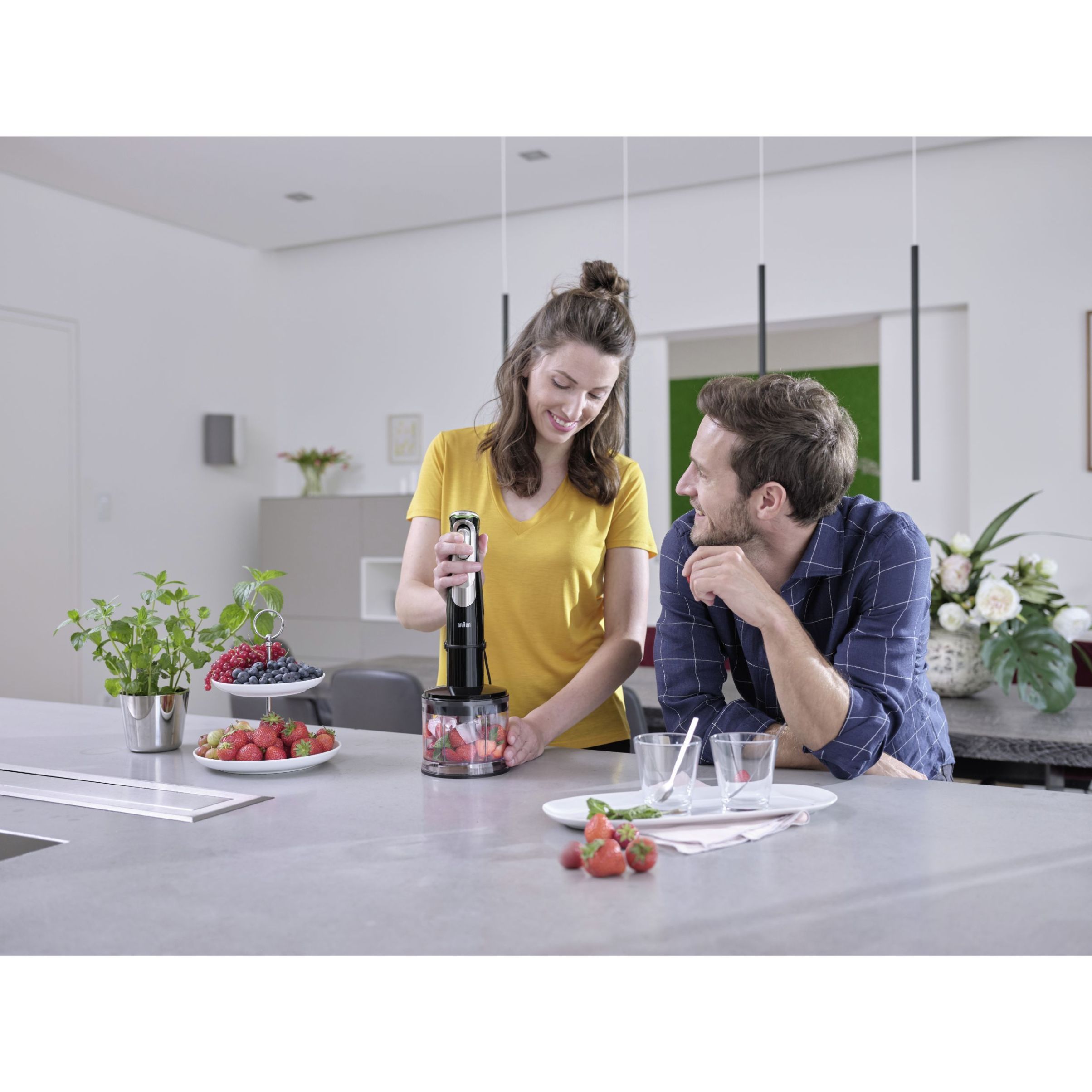 Blender de mână BRAUN MultiQuick 9 MQ9135XI, 1000~1200W (variabilă și Pulse), Lame ActiveBlade, Active PowerDrive, iMode, Advanced SmartSpeed, SplashControl, Cablu 1.2m, Premium Black