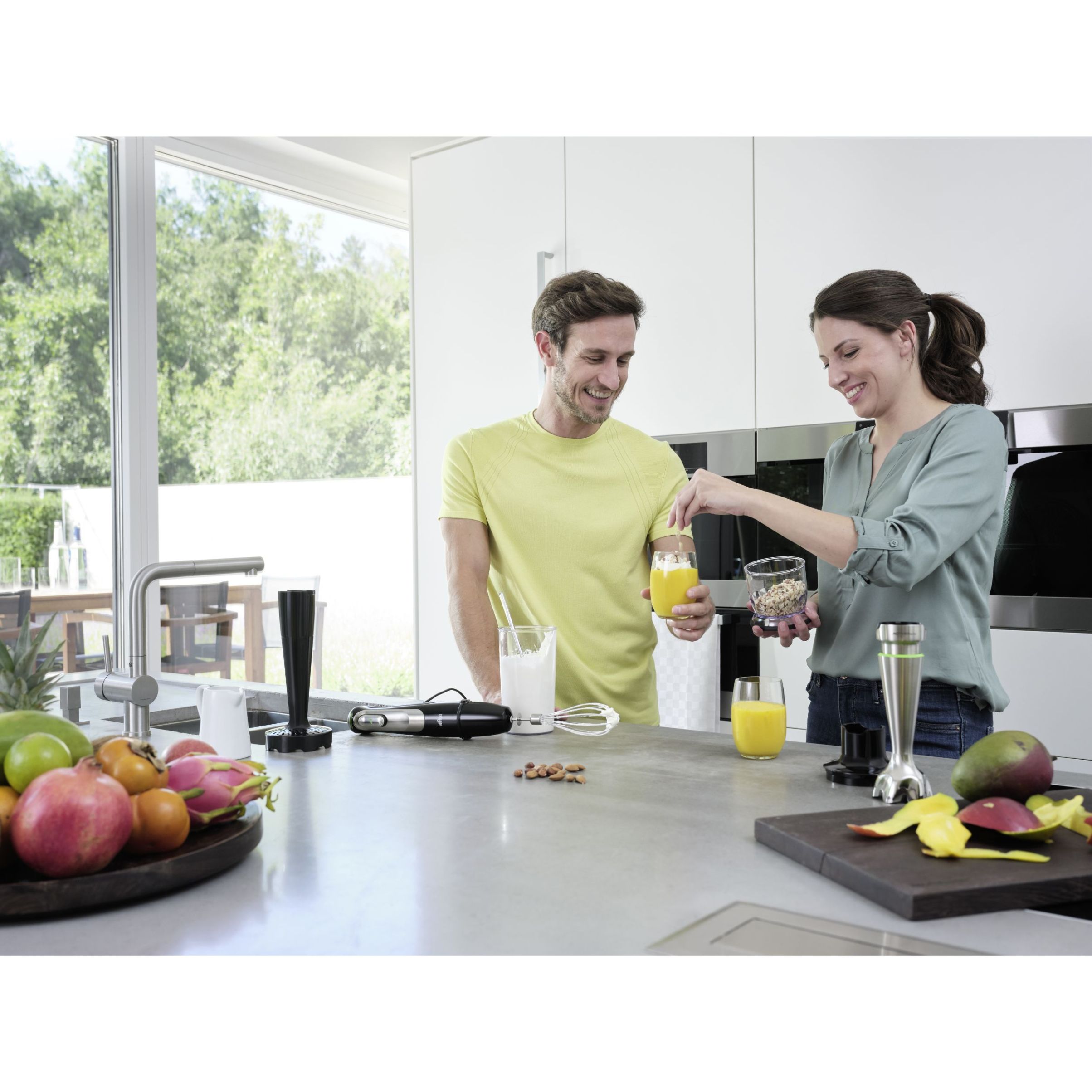 Blender de mână BRAUN MultiQuick 9 MQ9135XI, 1000~1200W (variabilă și Pulse), Lame ActiveBlade, Active PowerDrive, iMode, Advanced SmartSpeed, SplashControl, Cablu 1.2m, Premium Black