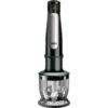 Blender de mână BRAUN MultiQuick 7 MQ7087X – 0X22111291, 1000W (viteză variabilă), Pahar gradat 0.6l, Procesor alimente 1.5l, Tocator 0.35l, Accesoriu piure, Tel