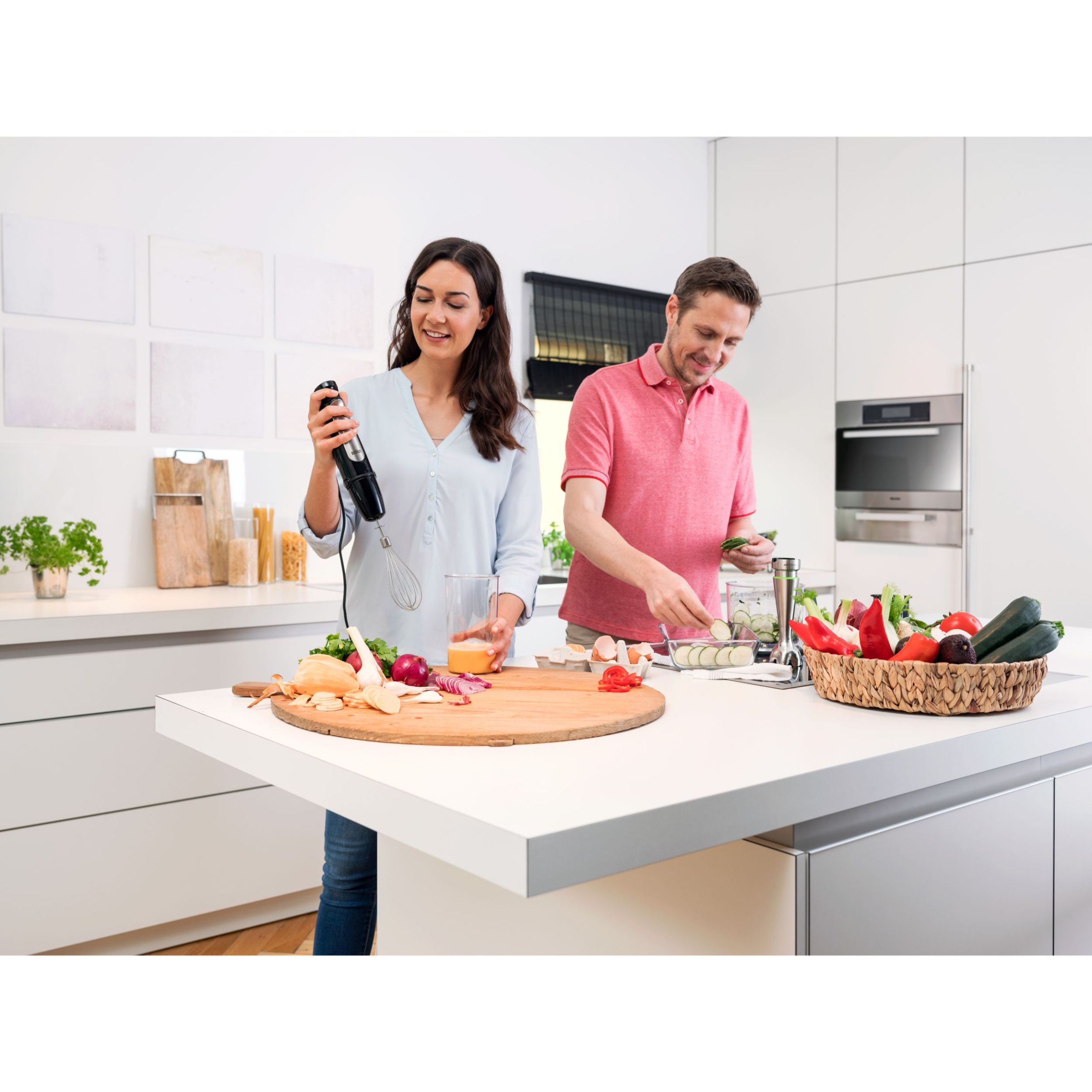 Blender de mână BRAUN MultiQuick 7 MQ7087X – 0X22111291, 1000W (viteză variabilă), Pahar gradat 0.6l, Procesor alimente 1.5l, Tocator 0.35l, Accesoriu piure, Tel