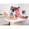 Blender de mână BRAUN MultiQuick 7 MQ7087X – 0X22111291, 1000W (viteză variabilă), Pahar gradat 0.6l, Procesor alimente 1.5l, Tocator 0.35l, Accesoriu piure, Tel
