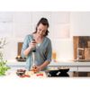 Blender de mână BRAUN MultiQuick 7 MQ7087X – 0X22111291, 1000W (viteză variabilă), Pahar gradat 0.6l, Procesor alimente 1.5l, Tocator 0.35l, Accesoriu piure, Tel