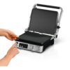 Grătar electric BRAUN MultiGrill 7 CG7044 – 0X17900002, 2000W, 1 placă grill, 1 placă griddle, 2 plăci waffle, Cupă dozare, 365x315x173mm, Oțel inoxidabil/Argintiu