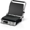 Grătar electric BRAUN MultiGrill 7 CG7044 – 0X17900002, 2000W, 1 placă grill, 1 placă griddle, 2 plăci waffle, Cupă dozare, 365x315x173mm, Oțel inoxidabil/Argintiu