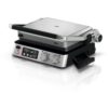 Grătar electric BRAUN MultiGrill 7 CG7044 – 0X17900002, 2000W, 1 placă grill, 1 placă griddle, 2 plăci waffle, Cupă dozare, 365x315x173mm, Oțel inoxidabil/Argintiu