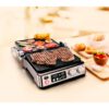 Grătar electric BRAUN MultiGrill 7 CG7044 – 0X17900002, 2000W, 1 placă grill, 1 placă griddle, 2 plăci waffle, Cupă dozare, 365x315x173mm, Oțel inoxidabil/Argintiu