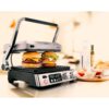 Grătar electric BRAUN MultiGrill 7 CG7044 – 0X17900002, 2000W, 1 placă grill, 1 placă griddle, 2 plăci waffle, Cupă dozare, 365x315x173mm, Oțel inoxidabil/Argintiu