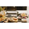 Grătar electric BRAUN MultiGrill 7 CG7044 – 0X17900002, 2000W, 1 placă grill, 1 placă griddle, 2 plăci waffle, Cupă dozare, 365x315x173mm, Oțel inoxidabil/Argintiu