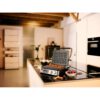 Grătar electric BRAUN MultiGrill 7 CG7044 – 0X17900002, 2000W, 1 placă grill, 1 placă griddle, 2 plăci waffle, Cupă dozare, 365x315x173mm, Oțel inoxidabil/Argintiu