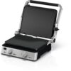 Grătar electric BRAUN MultiGrill 7 Contact CG7020 – 0X17900000, 2000W, Maximum 230°C, 3 moduri de gătire, 2 termostate electronice independente,1 placă grill, 1 placă griddle, G5.50kg
