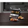 Grătar electric BRAUN MultiGrill 7 Contact CG7020 – 0X17900000, 2000W, Maximum 230°C, 3 moduri de gătire, 2 termostate electronice independente,1 placă grill, 1 placă griddle, G5.50kg