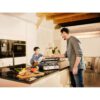 Grătar electric BRAUN MultiGrill 7 Contact CG7020 – 0X17900000, 2000W, Maximum 230°C, 3 moduri de gătire, 2 termostate electronice independente,1 placă grill, 1 placă griddle, G5.50kg