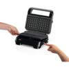 Sandwich maker BRAUN SnackMaker 5  SM5006 – 0X23100003, 800W,  1 set plăci waffle, 1 set plăci grill, Negru argintiu