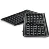 Sandwich maker BRAUN SnackMaker 5  SM5006 – 0X23100003, 800W,  1 set plăci waffle, 1 set plăci grill, Negru argintiu