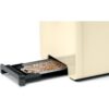 Prăjitor de pâine BOSCH DesignLine TAT4P427, 820-970W (5 trepte), Dezgheţare, Încălzire, High Lift, Buton STOP, Grătar chifle, Senzor electronic pentru prăjire uniformă, Centrare automată, Cream