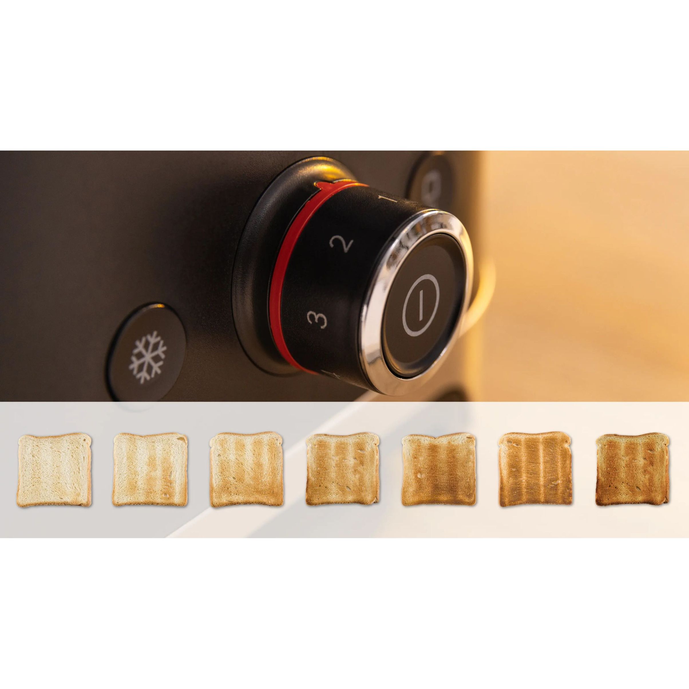 Prăjitor pâine compact BOSCH MyMoment TAT4M223, 2 sloturi, Dezghețare, Încălzire, High Lift, Negru