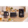 Prăjitor pâine compact BOSCH MyMoment TAT4M223, 2 sloturi, Dezghețare, Încălzire, High Lift, Negru