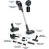 Aspirator vertical BOSCH Serie 9 Unlimited BCS931BQC, Black