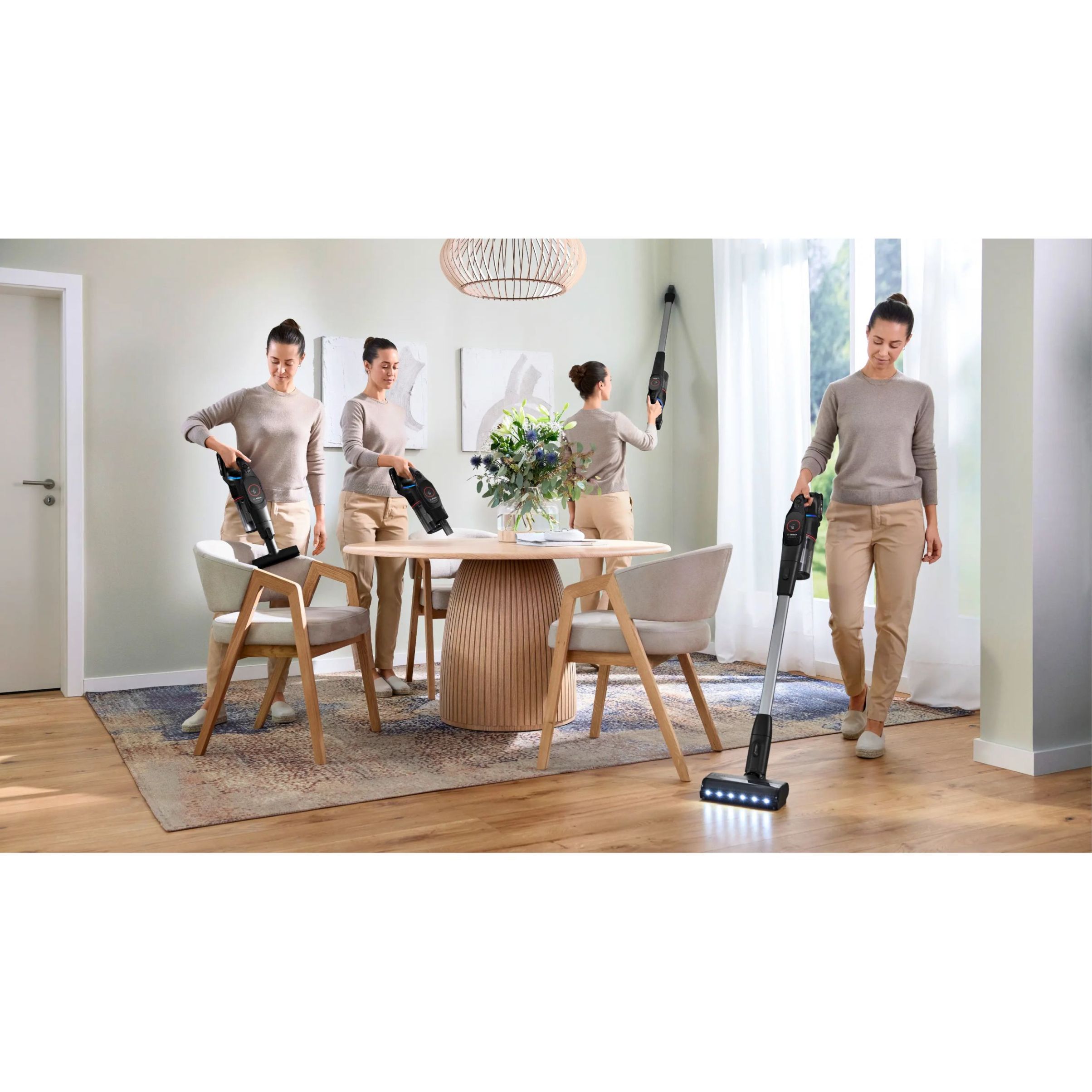 Aspirator vertical BOSCH Serie 9 Unlimited BCS931BQC, Black