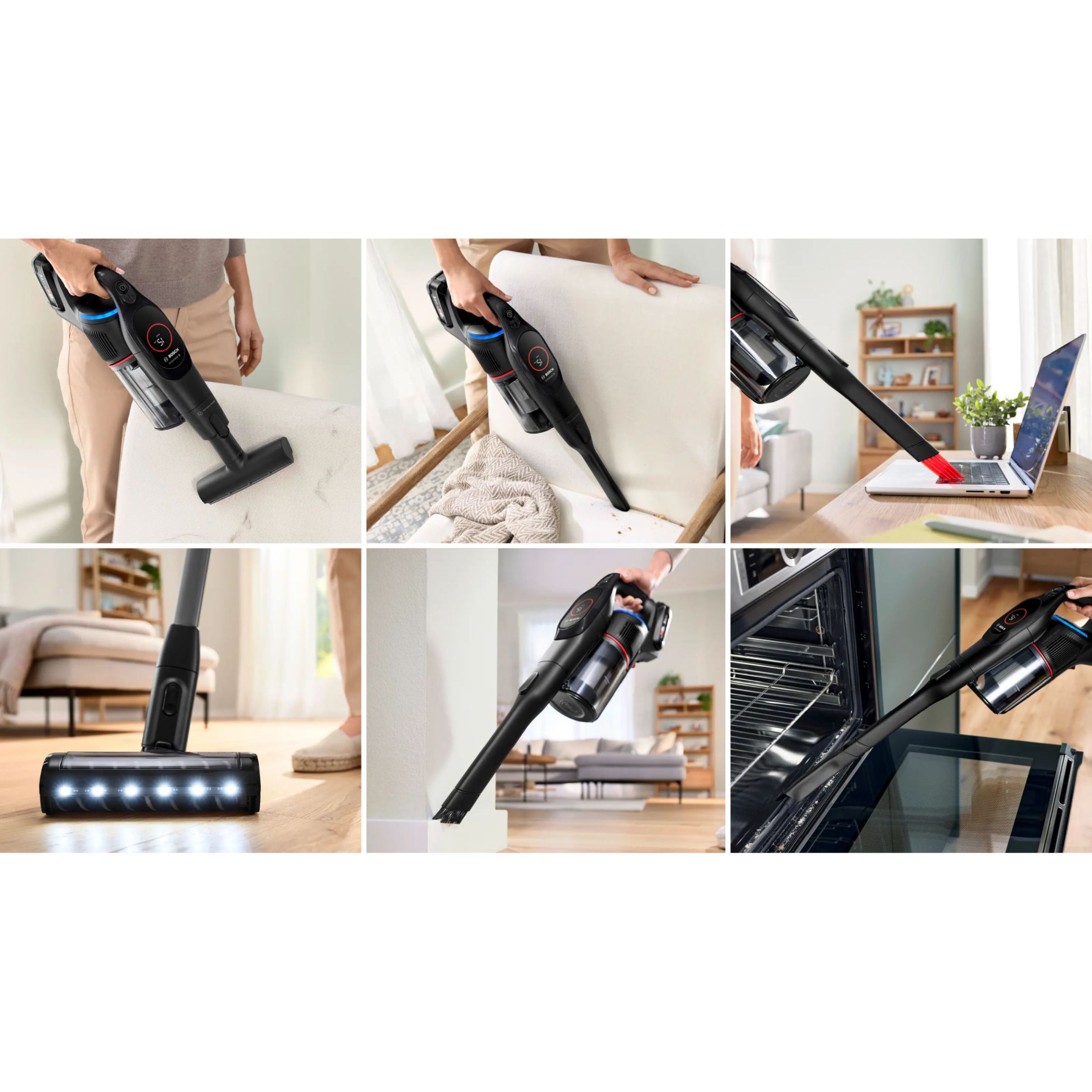 Aspirator vertical BOSCH Serie 9 Unlimited BCS931BQC, Black