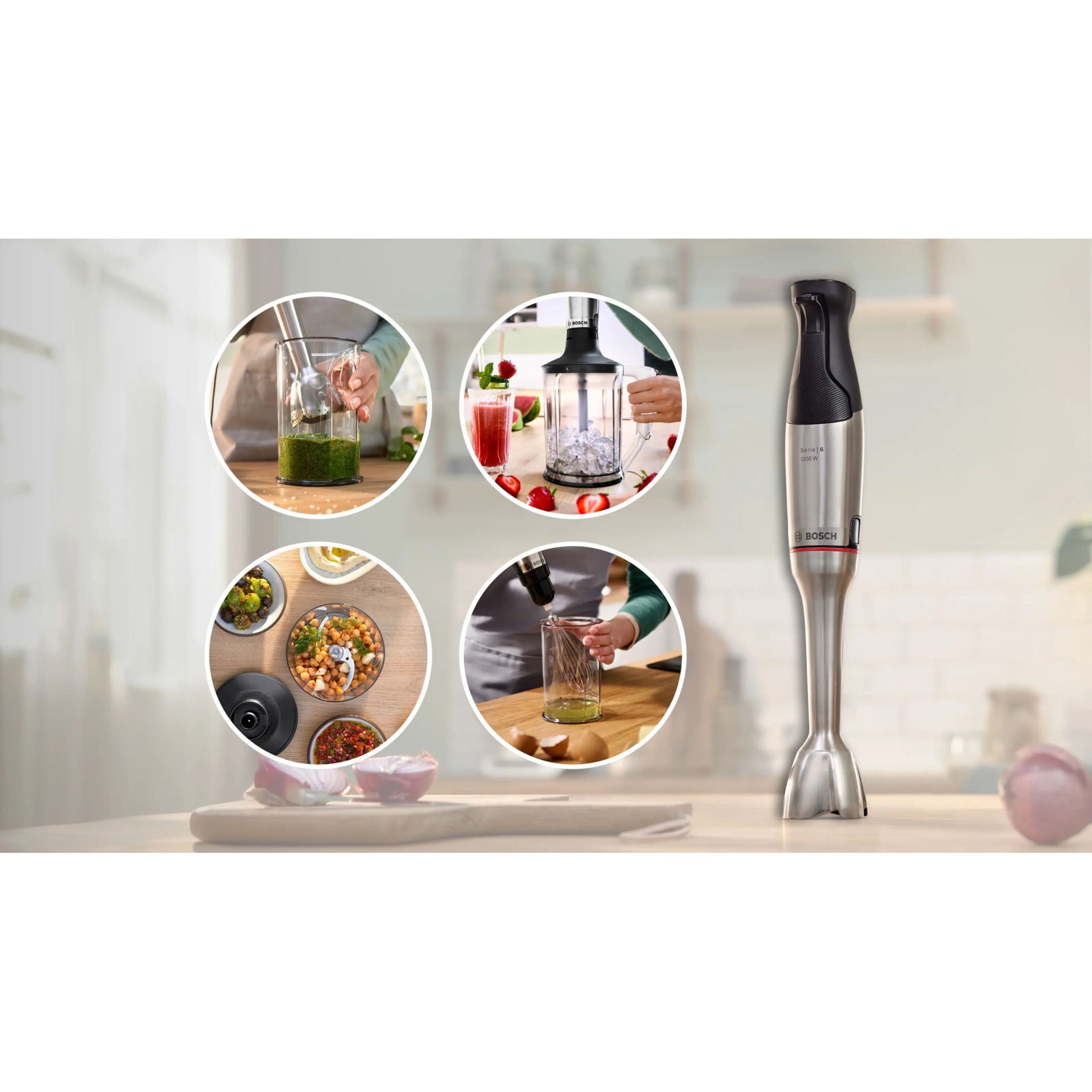 Blender de mână BOSCH Serie 6 ErgoMaster MSM6M852