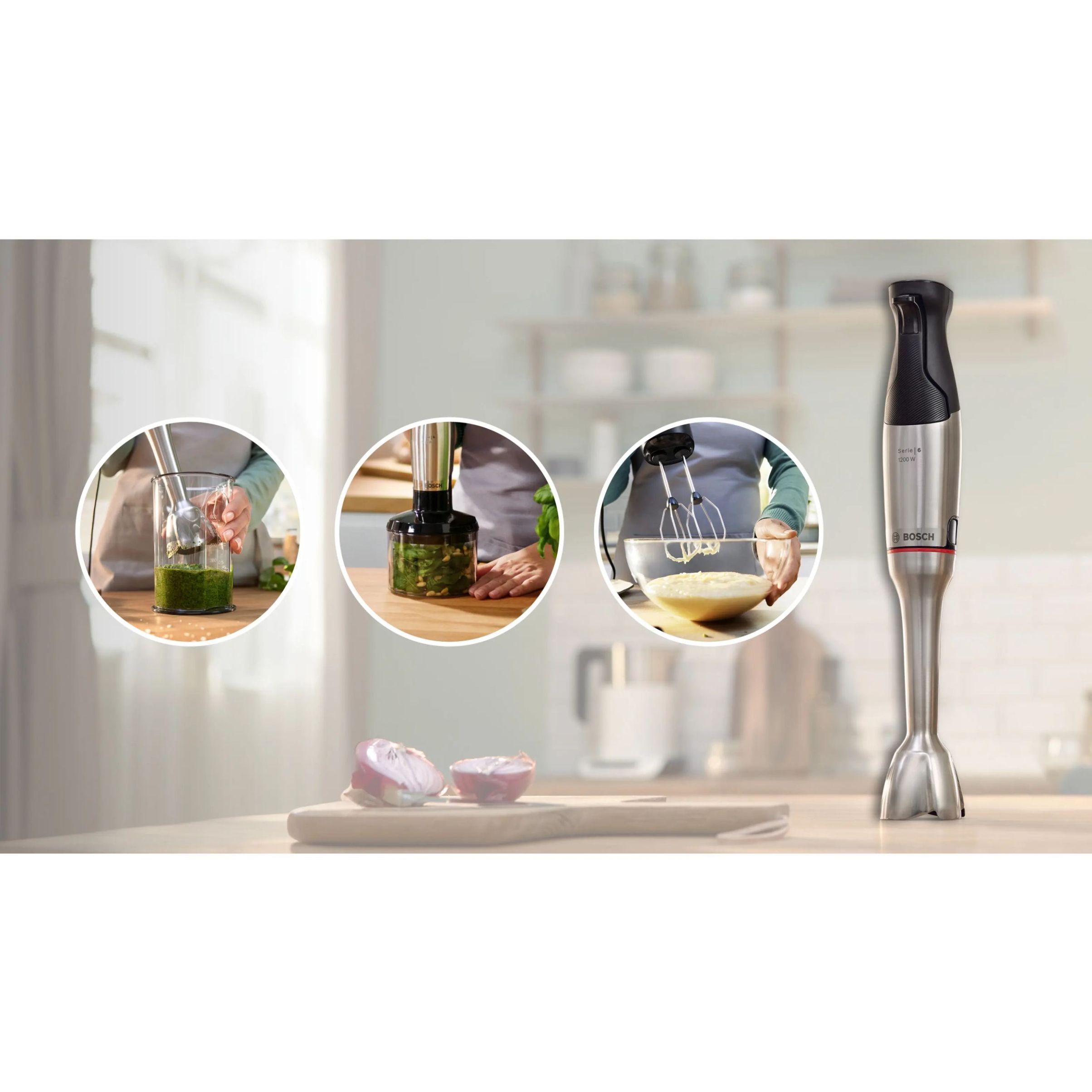 Blender de mână BOSCH Serie 6 ErgoMaster MSM6M824
