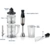 Blender de mână BOSCH Serie 6 ErgoMaster MSM6M652