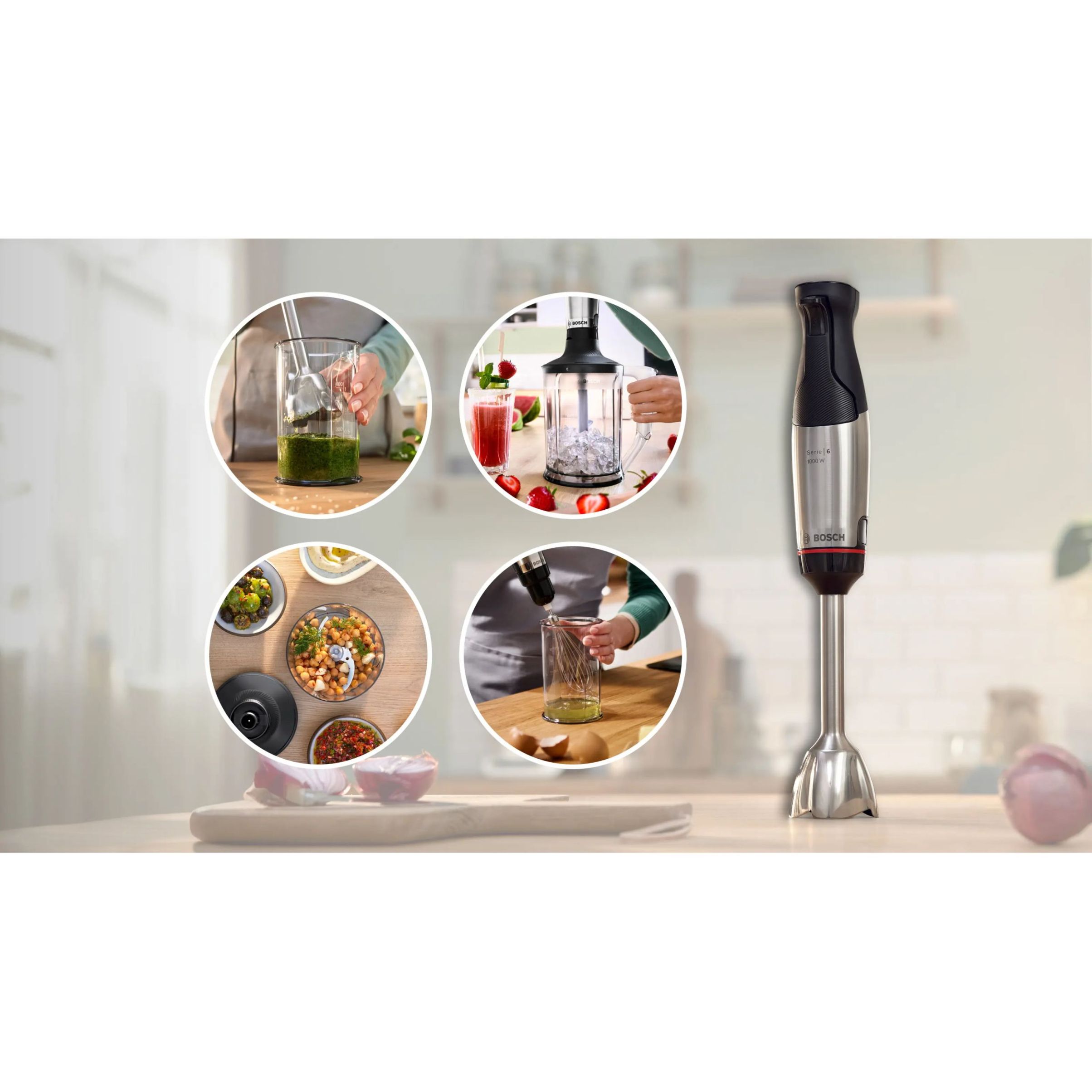 Blender de mână BOSCH Serie 6 ErgoMaster MSM6M652