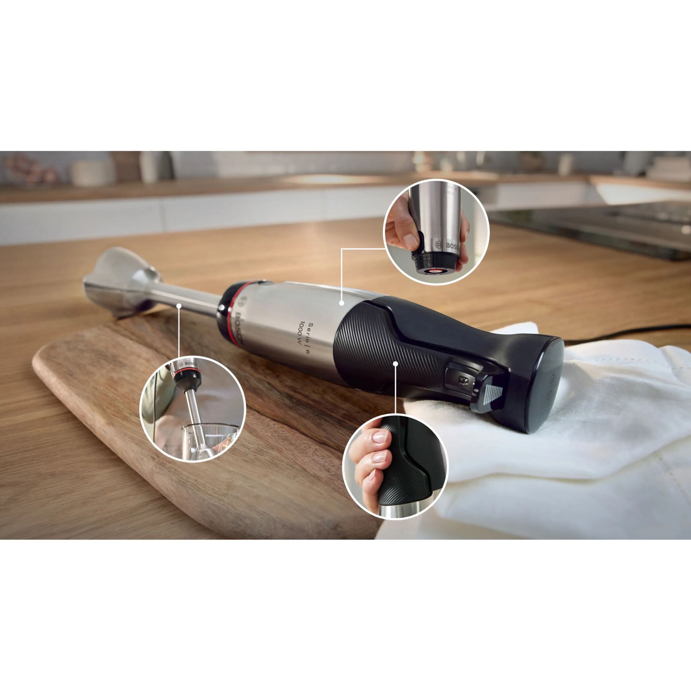 Blender de mână BOSCH Serie 6 ErgoMaster MSM6M630