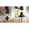 Blender de mână BOSCH Serie 4 ErgoMaster MSM4B654, 1000W, Antracit