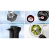 Blender de mână BOSCH Serie 4 ErgoMaster MSM4B624, 1000W, Piano Black
