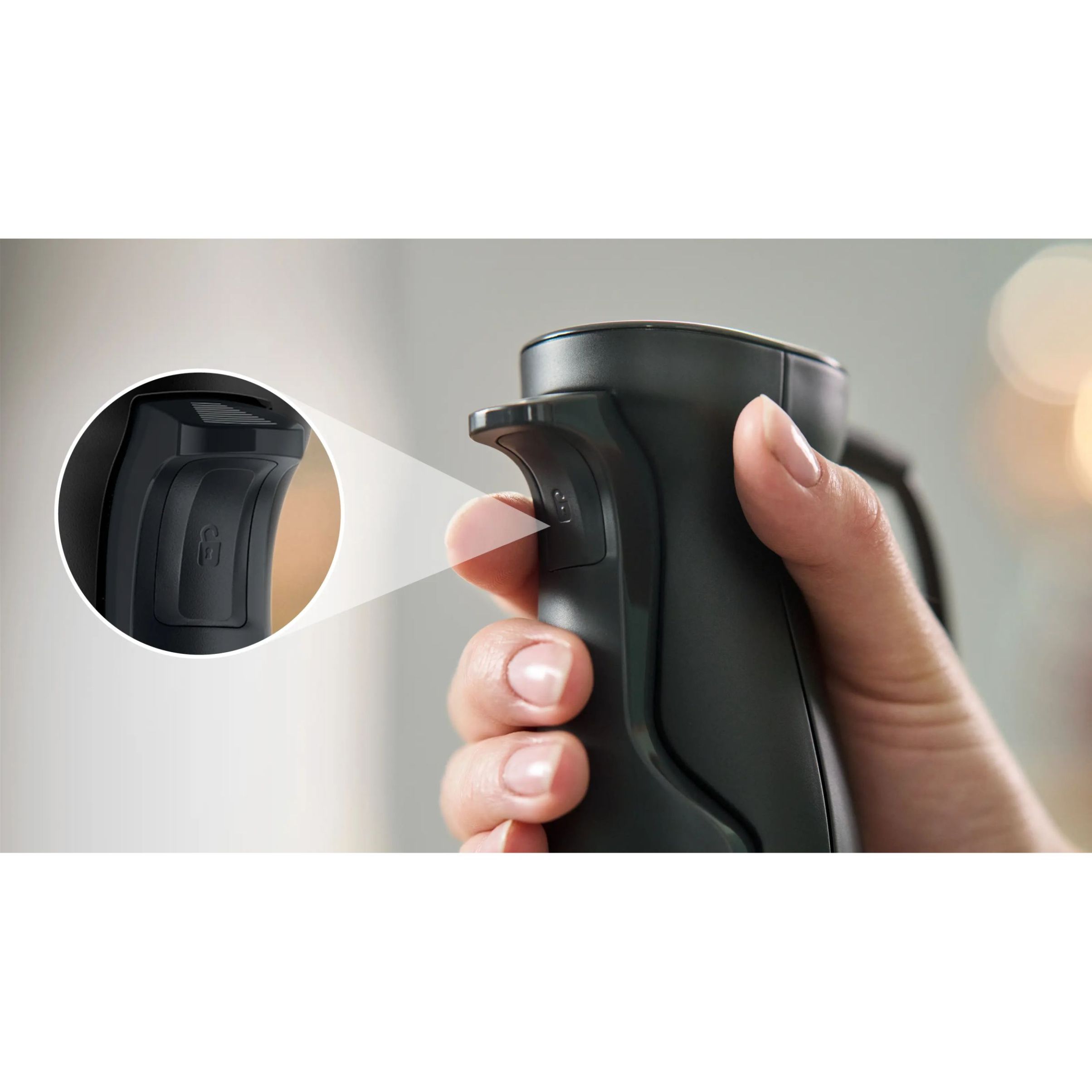 Blender de mână BOSCH Serie 4 ErgoMaster MSM4B624, 1000W, Piano Black