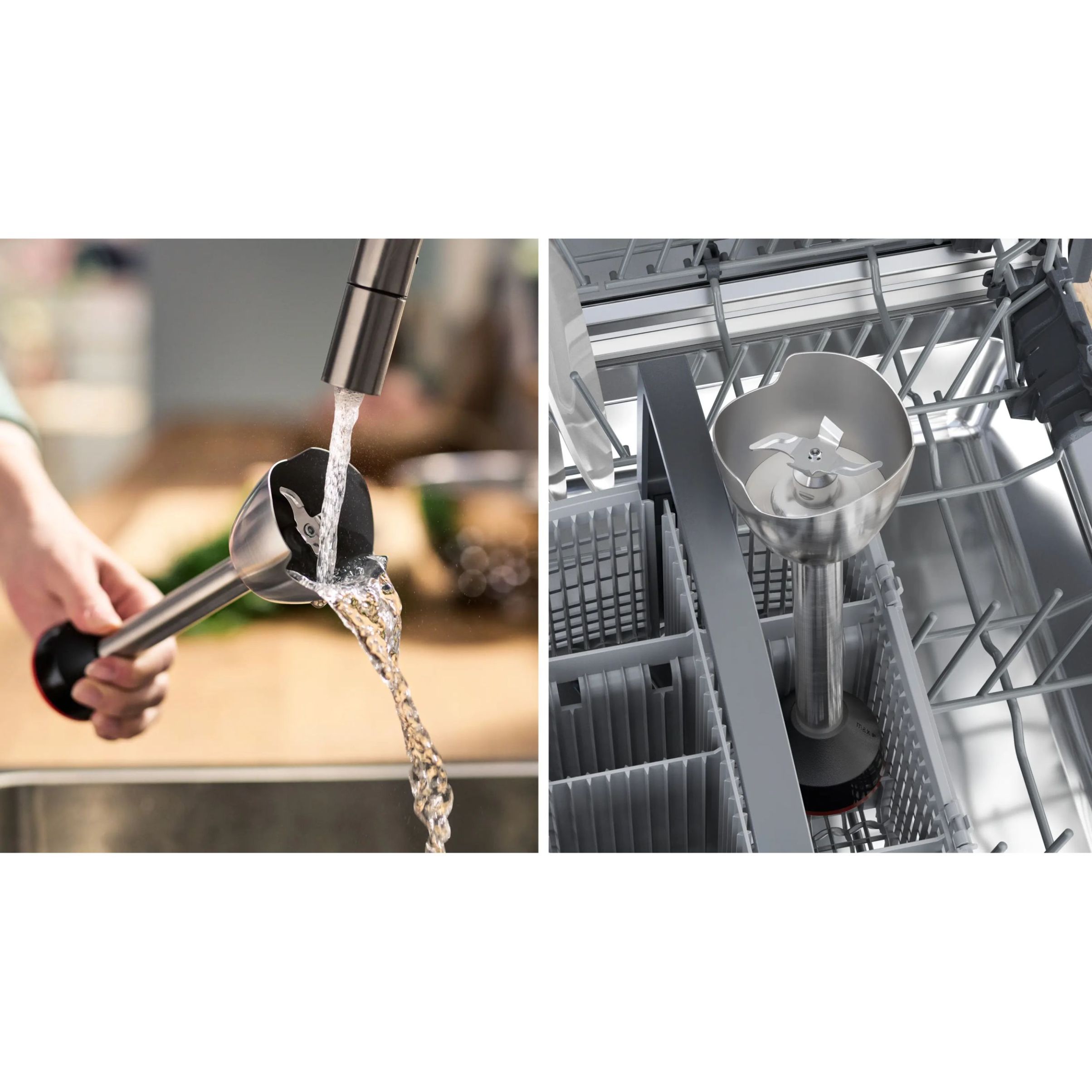 Blender de mână BOSCH Serie 4 ErgoMaster MSM4B624, 1000W, Piano Black