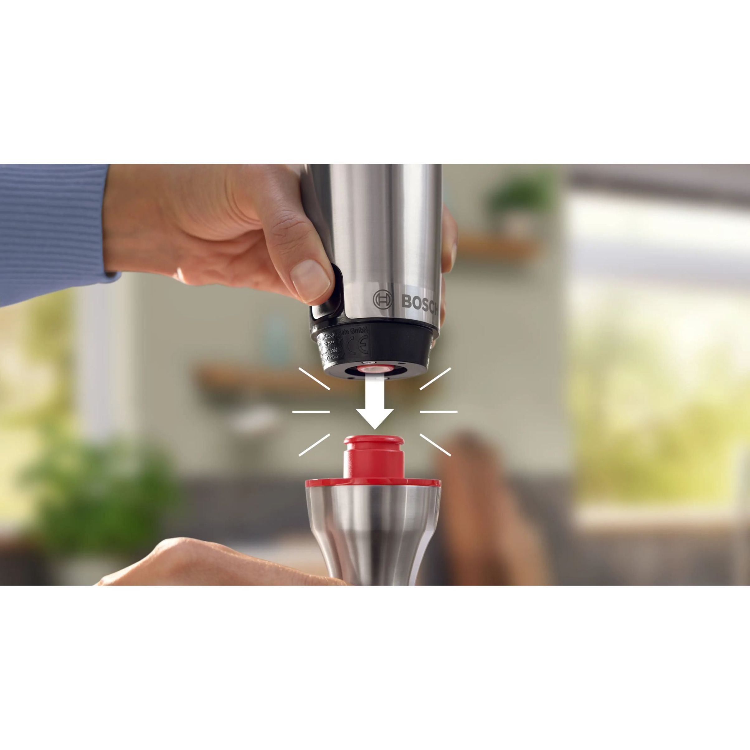 Blender de mână BOSCH Serie 8 ErgoMaster MSM8M930, 1500W, Stainless Steel