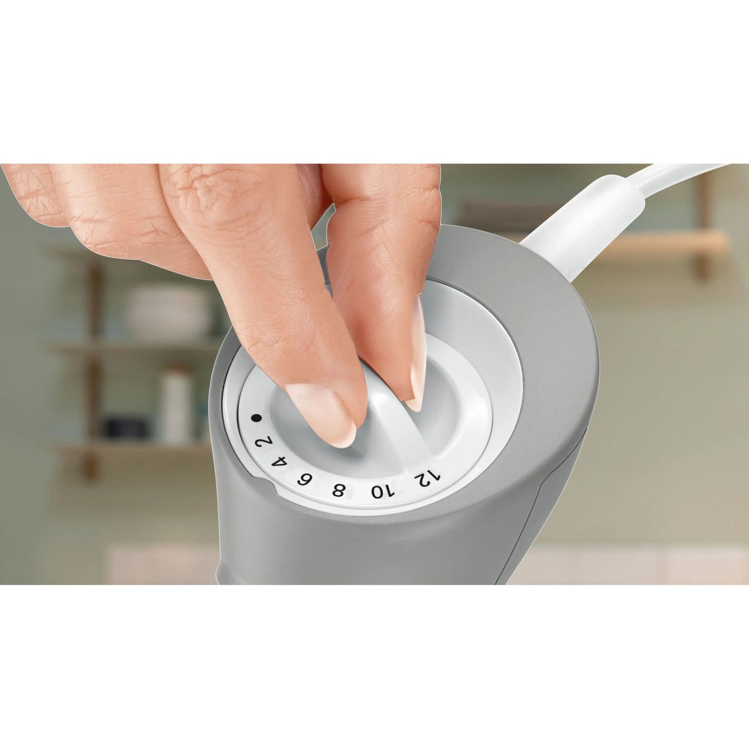 Blender de mână BOSCH ErgoMixx MSM66120, 600W, Alb