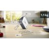 Mixer de mână BOSCH Styline MFQ49300, 850W (5 trepte și Turbo), Maximum 1060rpm, Palete FineCreamer inox, Spirale inox, Greutate redusă, Mâner soft touch, Cablu extensibil 140cm, 1.2kg, 65dBA